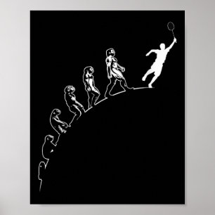 Poster Peteca de Badminton Evolution Art Esportes