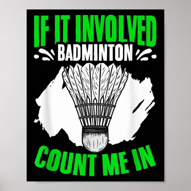 Poster Peteca Esporte Hobby Badminton P (Frente)