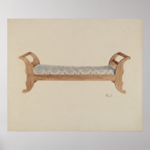 Poster Peter C. Ustinoff Day Bed c. 1940