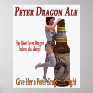 Pôster Peter Dragon Ale antes de dormir