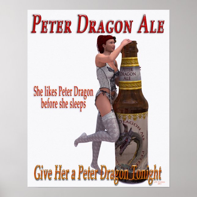 Pôster Peter Dragon Ale antes de dormir (Frente)