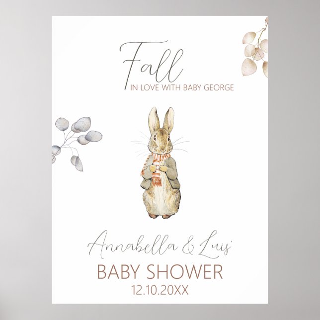 Poster Peter Fall Fall Autumn Baby Bem-vindo (Frente)