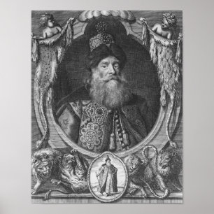 Poster Peter John Potemkin, engraved by R. White