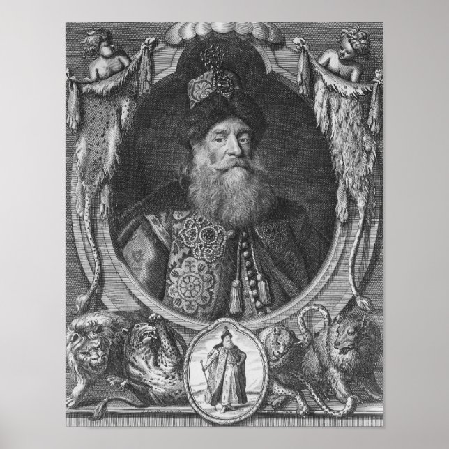 Poster Peter John Potemkin, engraved by R. White (Frente)