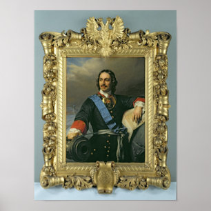 Pôster Peter mim o grande 1838