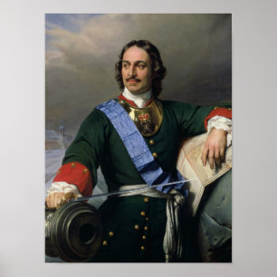 Pôster Peter mim o grande 1838