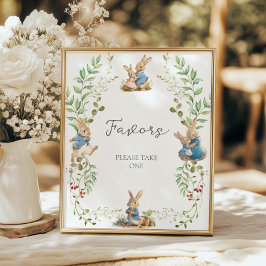 Poster Peter, o Coelho do Gênero Botânico, é a favor