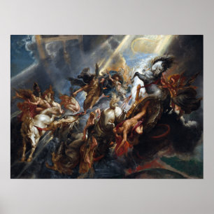 Poster Peter Paul Rubens A Queda de Phaeton