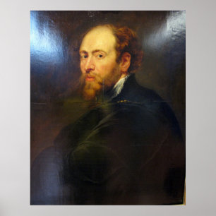Poster Peter Paul Rubens" autorretrato