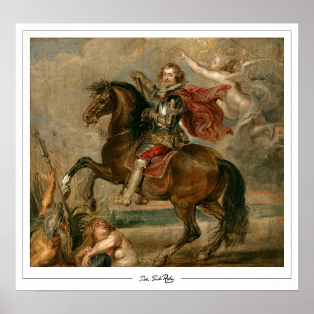 Poster Peter Paul Rubens Cartaz de Arte Zedign #10 (Frente)
