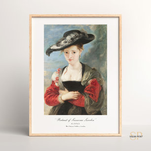 Poster Peter Paul Rubens Retrato de Susanna Lunden Paint