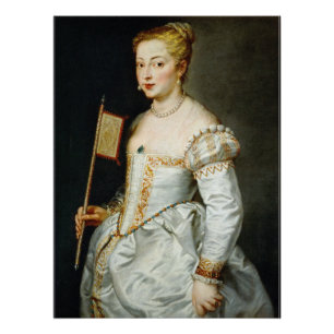 Pôster Peter Paul Rubens Retrato de uma Senhora