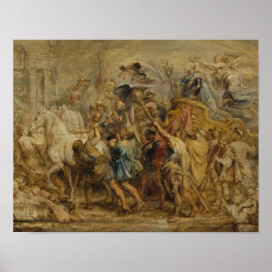 Pôster Peter Paul Rubens - Triumph de Henry IV