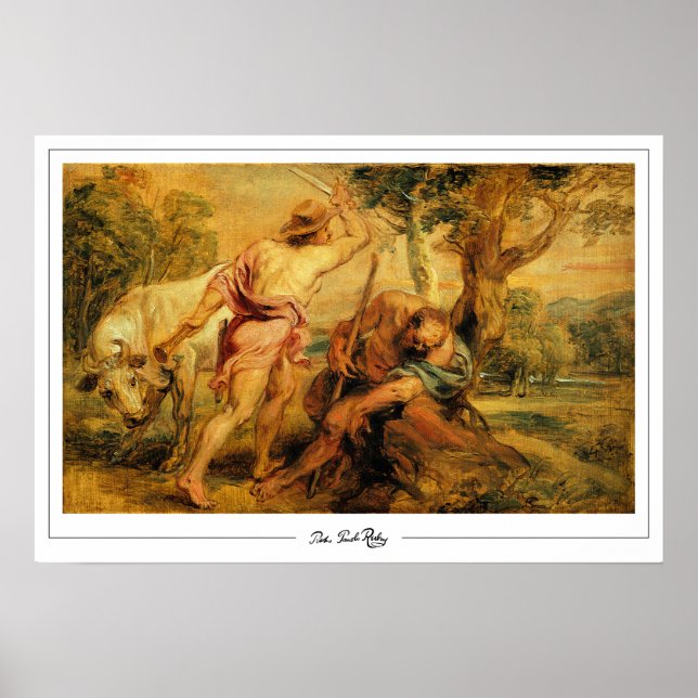 Poster Peter Paul Rubens Zedign Cartaz de Arte #660 (Frente)