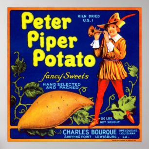 Pôster Peter Piper Potato