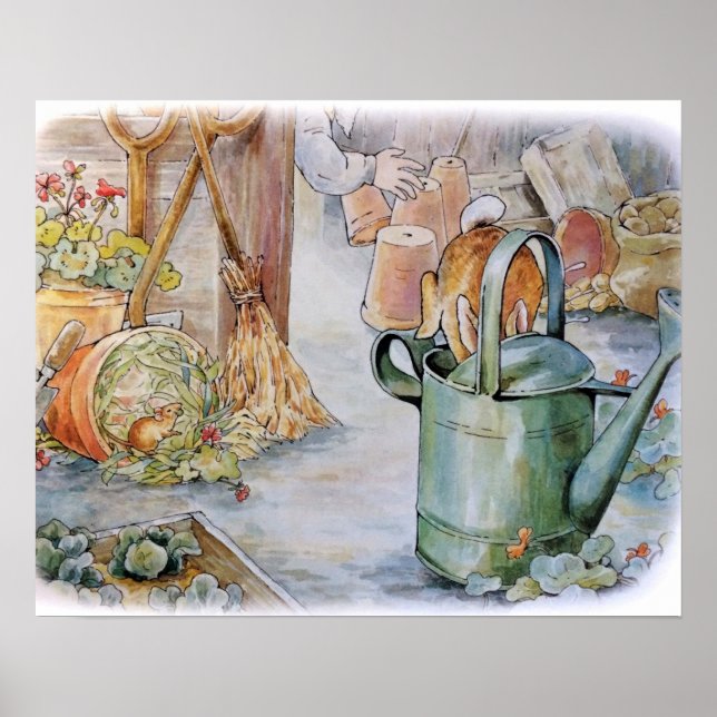 Poster Peter pulando em uma lata de água (Frente)