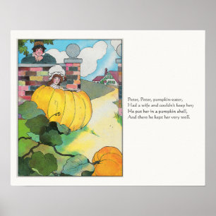 Poster Peter Pumpkin Comendo Mãe Ganha Rhyme
