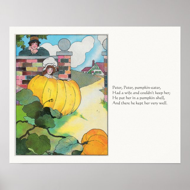 Poster Peter Pumpkin Comendo Mãe Ganha Rhyme (Frente)