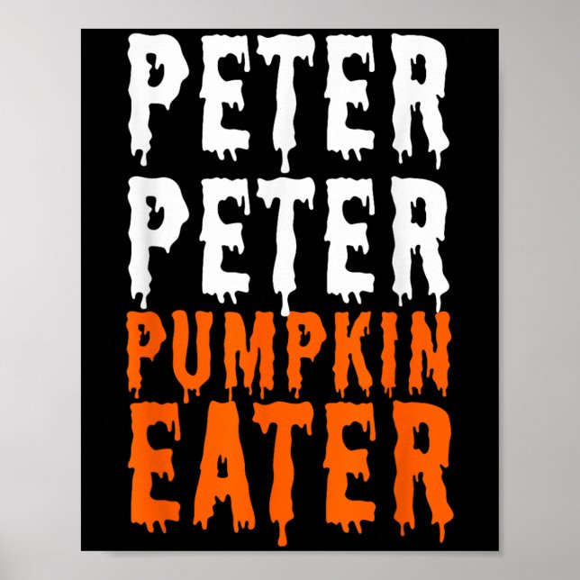 Poster Peter Pumpkin Comeu Halloween Casais (Frente)