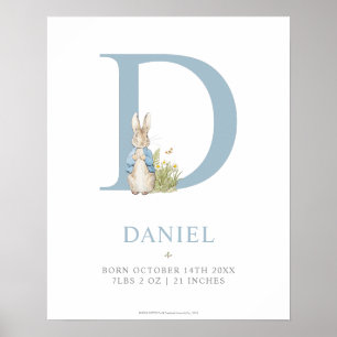 Poster Peter Rabbit   Carta personalizada D