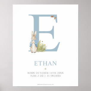 Poster Peter Rabbit   Carta Personalizada E