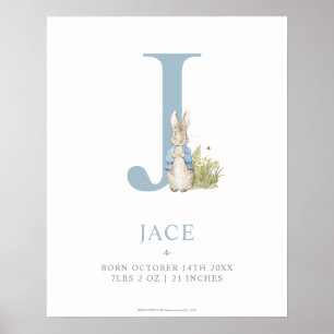 Poster Peter Rabbit   Carta Personalizada J