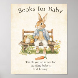 Poster Peter The Rabbit - Livros de Chá de fraldas para B