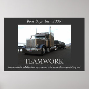 Poster Peterbilt inspirador