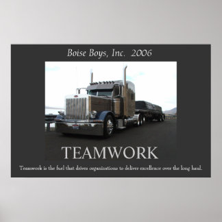 Poster Peterbilt Motivacional