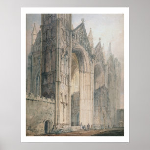 Pôster Peterborough Cathedral (w/c on paper)