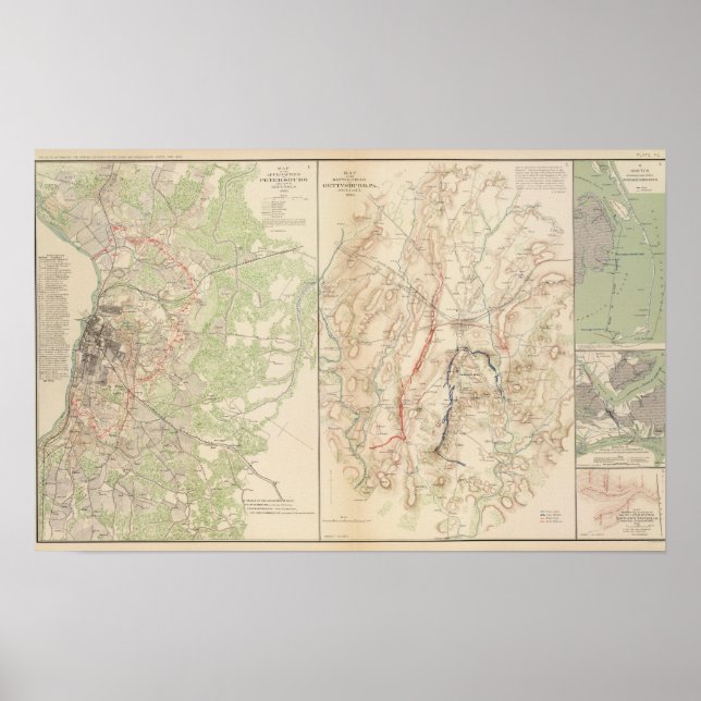 Poster Petersburgo, Gettysburg (Frente)