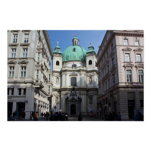 Pôster Peterskirche Wien Österreich (Frente)