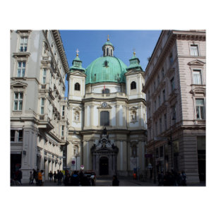 Pôster Peterskirche Wien Österreich