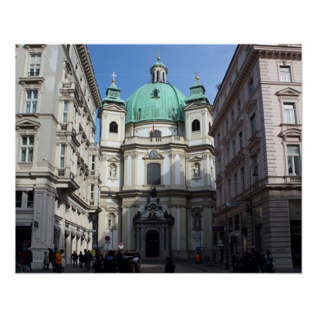 Pôster Peterskirche Wien Österreich (Frente)