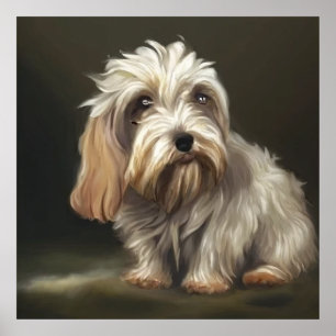 Poster Petit Basset Griffon Vendeen - Portrait Cachorro