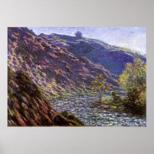Poster Petite Creuse, luz do sol de Claude Monet