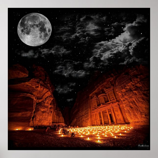 Pôster Petra Super Moon (Frente)