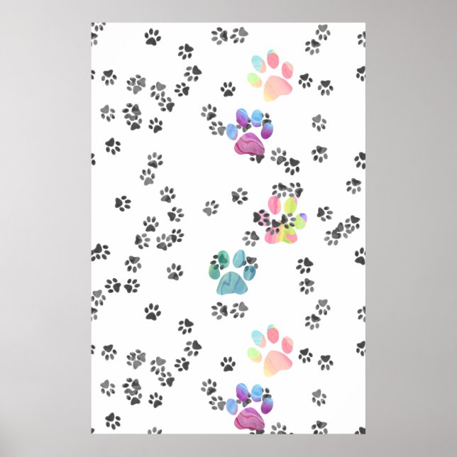 Poster Pets Pawprint (Frente)