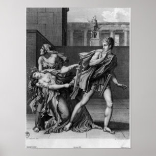 Pôster Phaedra, Oenone e Hippolytus