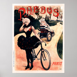 Poster PHEBUS BICYKS França Paris PAL Jean Paleologu