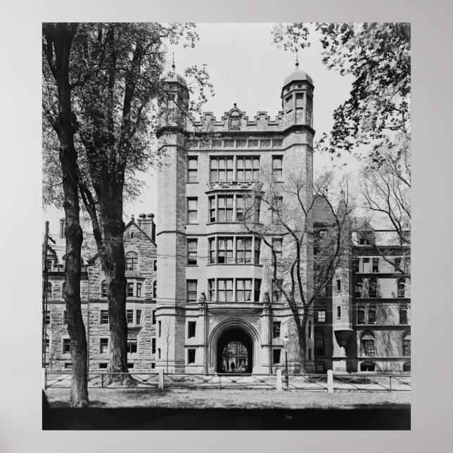 Pôster Phelps Hall and Gateway (Universidade de Yale) (Frente)