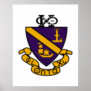 Poster Phi Chi Theta   Crista de Cores