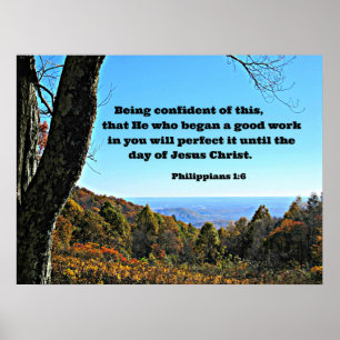 Pôster Phil. 1:6 Confiando nisso, que ele...