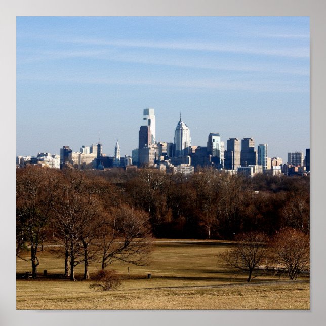 Poster Philadelphia Skyline (Frente)