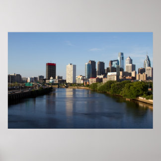 Pôster Philadelphia Skyline 3