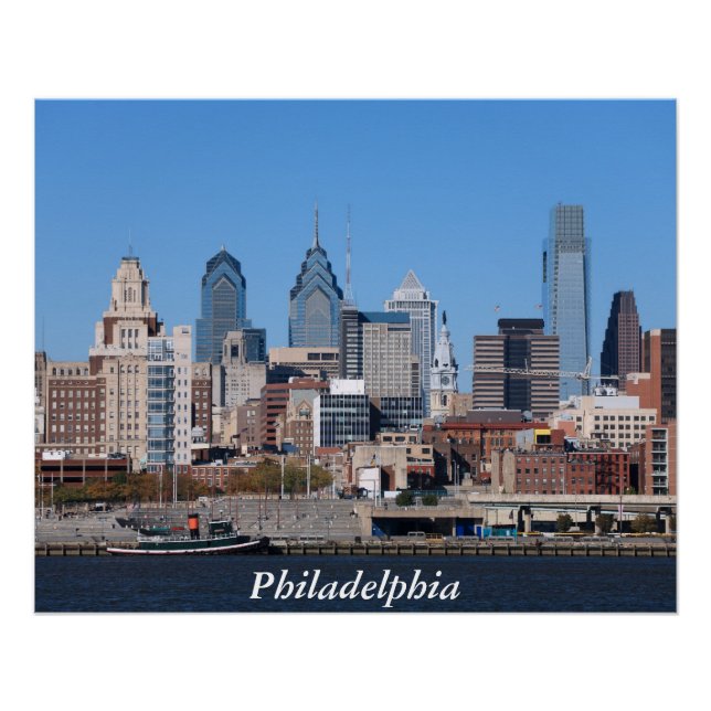 Pôster Philadelphia Skyline Perfect Poster (Frente)