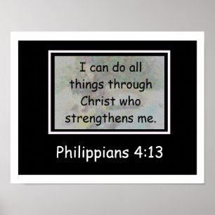 Pôster Philippians 4:13