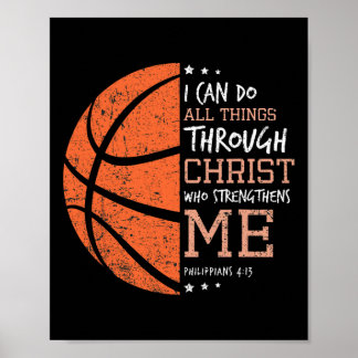 Poster Philippians 4 13 Posso Fazer Tudo O Que É Christia