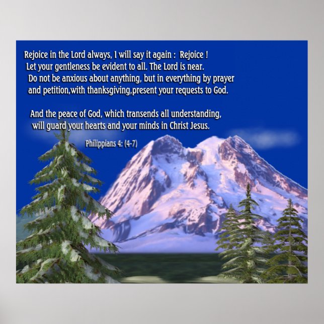 Poster Philippians 4:7 (Frente)