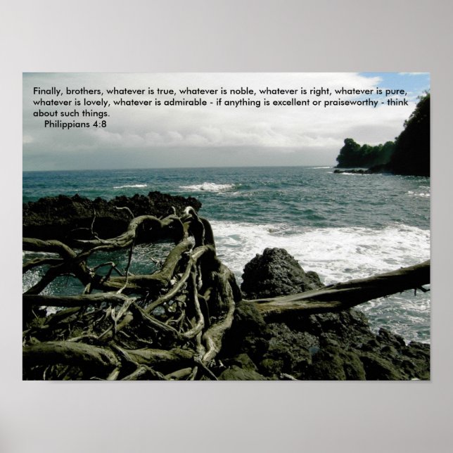 Poster Philippians 4:8 (Frente)